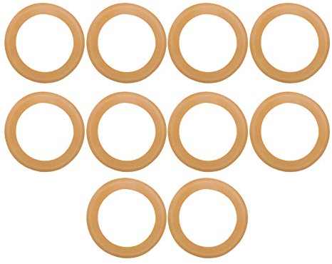 10 Stück Gummi Kolbenring, Luftkompressor Kompression Kolbenring, Dichtungen Gummi O Ring Kit, Isolierte Pumpe Zubehör für 550w Öl Frei Silent Air Kompressor