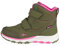 Trollkids wasserdichte Winterschuhe Wanderschuhe Hafjell, Dunkle Olive/Hellmagenta, Größe 30