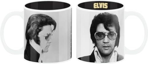 Bioworld Elvis Profile Art Keramikbecher, 473 ml