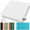 Tenda a Vela Ombreggiante Rettangolare 150 x 900 cm, Antistrappo, Traspirante, 98% Anti UV, Rettangolare Tenda a Vela Parasole, Frangivista Telo Parasole, per Balcone, Terrazza, Bianco