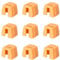 Follde P0590007200 for Bostitch Nailer Rubber Tips, Ja5101e1 Safety Pad Fits for Bostitch BTFP1850K SB-125BN SB-1850BN 4065000, Set of 9