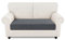 Easy-Going Stretch Sofa Couch Überzug 2 Sitzer, 1 Stück Universeller Rutschfester Sofa Sitzkissenbezug, Waschbarer Jacquard Sofaschutz Hund Katze Kind, Kuscheliger Küchensofa Cover, Dunkelgrau