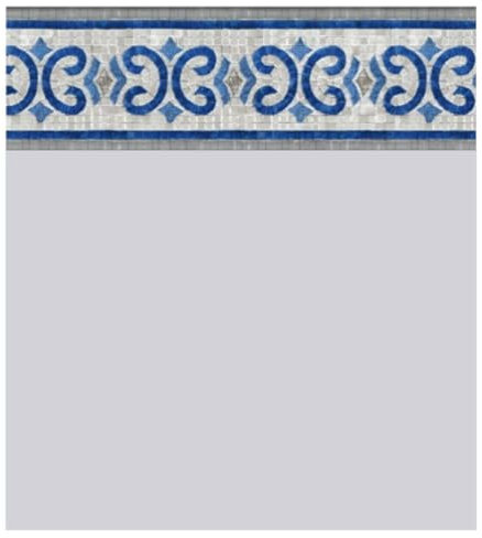 Liner Piscine 75/100 Gris Frise Oxford 5.00 x 3.00m H1.32m