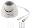 1080P HD Dome Surveillance Camera, Outdoor Security Camera with Infrared, 4-in-1 Analog TV Camera, 3.6mm Lens, Compatible with AHD, TVI, CVI, CVBS Systems (PAL)