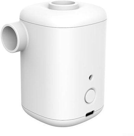 Air Pump For Air Mattress, Air Mattress Pump For Inflatables, Quick Fill Inflator Deflator Air Pump Perfect For Outdoor Camping Inflatable Boat Blow Up Pool Water Toy Car Air Bed(White)