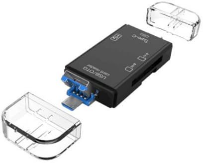 Universals Lecteur de cartes USB C SDTF SDXCs MicroSD OTG pris en charge pour un transfert de données rapide