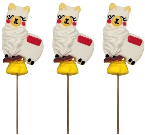 Les ateliers de TONTON PIERROT - Confiserie Artisanale Française - Brochette Marshmallows guimauve moelleuse : (Alpaga 50g. Lot de 3)