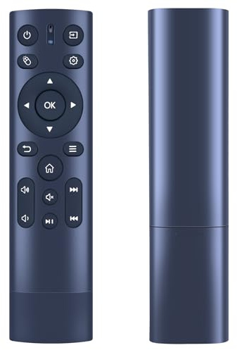 RYQIF Telecomando di ricambio compatibile con NexiGo Aurora Pro (PJ92), TriVision Ultra (PJ95) 4K Tri-LED Laser Proiettore Portatile