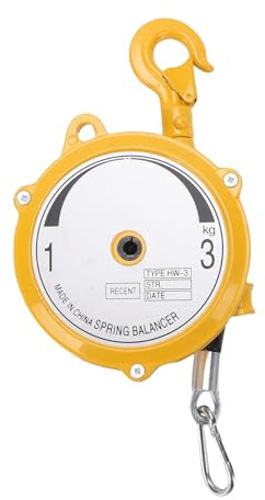 JTLB Retractable Spring Balancer 3-5kg Load Bearing Self Locking Tool Holder, with 1.9m Wire Rope, for Automotive Mold, Welding, Assembly Lines