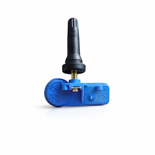 RDKS Reifendrucksensor 13581561 Luftdrucksensor für Opel Corsa Astra Adam | Blaues Sensorgehäuse mit schwarzem Gummiventil, 433 MHz, passend für Opel Adam, Corsa E, Karl und Astra J