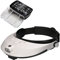 Covvy Cabeza Lupa Gafas con 2 Luces Led, 5 Lentes Intercambiables, Lupa de Cabeza Ajustable para Leer, Lupa Joyería, Electrónico Reparación