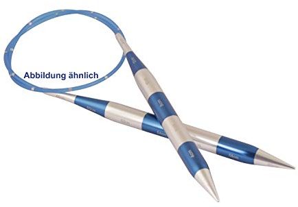 KnitPro 42063 SmartStix Rundstricknadel, Metall, bunt, 60cm, 2,5mm, Sortiert