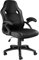 TecTake® Silla Gaming, Silla Oficina Ergonómica, Reposabrazos, Ajustable Altura, Silla Estudio, Gaming Chair, Asiento Gamer, Sillón Gaming, Ergonómico, Mecanismo Basculante, Giro 360 - Negro/Negro