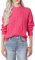 Amazon Essentials Pull À Col Rond Torsadé Moderne Doux Au Toucher (Disponible en Grande Taille) Femme, Rose Incandescent, M