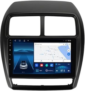 Android 12.0 Radio Coche 2 DIN 9 Pulgadas Pantalla Táctil para Mitsubishi ASX 1 2016-2022 con GPS,USB,FM Radio,WIFI,HD,Mandos,Llamadas Manos Libres Bluetooth Volante ( Color : B , Size : TS18(4+64G) )