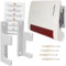Fritz Box Wandhalterung kompatibel für FritzBox 7590 7530 7510 Router Halter Halterung Wandhalter Aufhängung kleben oder Schrauben