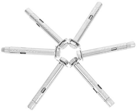 PLAFOPE 6stücke Ankerbolzen Außenmutteranker Dehnschraubenbolzen Hochleistungs-befestigungsanker Schwerlastanker