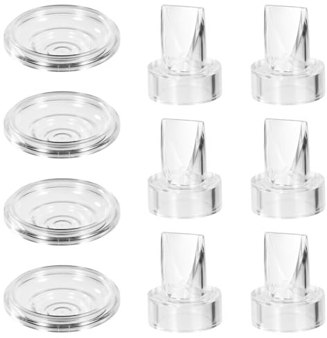 10pcs Breast Pump Replacement Parts for Momcozy S12 Pro/S9 Pro, Include 6pcs Silicone Duckbill Valves and 4pcs Silicone Diaphragms BPA-Free Wearable Breast Pump Accessories
