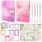 Secret Diary for Girls, Gifts for Girls 8 9 10 11 12 13 Year Old Diary with Lock for Girls, Lockable DIY Journal for Girls Teenage Age 7-14, Birthday Back to School Presents Girls Notebook Pen
