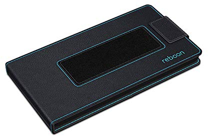 reboon Hülle für Samsung Galaxy Grand Quattro Tasche Cover Case Bumper | Schwarz Leder | Testsieger