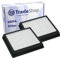 Lot de 2 filtres HEPA H12/Allergien/filtre à pollen pour Nilfisk King Arnoldi, King Extreme, King Great Dane, King Home, King Hygienic, King Special