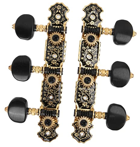 Stimmwirbel verschleißfest und langlebig 1:18 Mechaniken Stimmschlüssel Wirbel Mechaniken Ersatz für Konzertgitarre