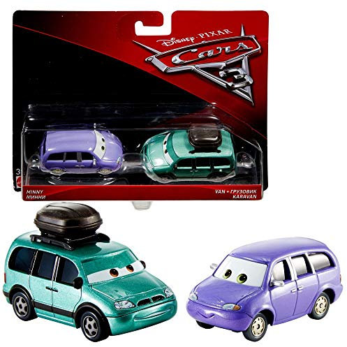 Auswahl Doppelpack | Disney Cars | Fahrzeug Modelle | Die Cast 1:55, Typ:Minny & Van