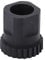 Bewinner 24 Teeth Bike Rear Hub Lock Ring Nut Removal Repairing Tool for 3 Pawl, for Removing Damaged/Rusted/Frozen/Rounded Off Bolts