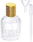 Ysimple 50ML Parfümflakon Zerstäuber, Reise Ananas-Parfümflasche zum Befüllen, Zerstäuber Kristall Leer Parfümflakon für Frauen oder Mädchen (Gold)