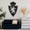DIGIDU | Cuadro Escudo Futbol Zaragoza, Decoración Hogar, Decoración Habitación, Decoración Salón Moderno, Futbol, Regalo Futbol, Regalo Entrenador, Regalo Original