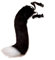 Furry Tail Cosplay Kostüme Kunstpelz Langer Fuchsschwanz superweiches Flauschiges Fuchsschwanz Kostüm für Teenager Erwachsene Halloween Rollenspiel Party