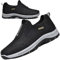 AZMAHT Orthopädische Schuhe wasserdichte Herren Wanderschuhe Outdoor Atmungsaktiv Reisen Bergschuhe Herren Wasserdicht Leicht Trekkingschuhe Herren,Schwarz,44/270mm