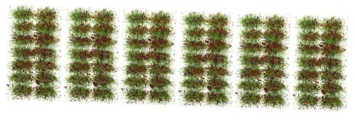 TEHAUX Touffes De Fausse Herbe Miniatures pour Maquettes Décoration Réaliste pour Paysages Miniature Table