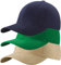 4sold (3 Stück) Baseballkappe für Herren und Damen, 100% Baumwolle, Baseballkappe, Sport, lässig, einfarbig, Sonnenhut, Mütze, Messing, Polo-Stil, klassisch, Farbset 13, One Size