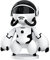 Yuattory 1080P Robot Astronauta Securità Domestica Webcam IP Wifi Telecamera di Sicurezza Senza con Visione Notturna Riduzione Del Rumore (Bianco)