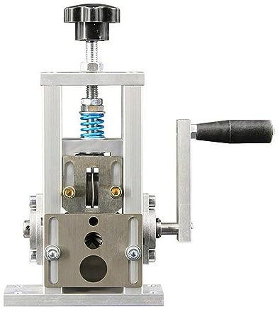 Wire Stripper Machine Manual Wire Stripping Machine Portable Scrap Copper Cable Peeling Cutter Tool Homeheld Scrap Cable Stripper Drill Attachment(Color:with 2pcs Blade)