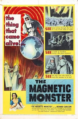 Magnetisches Monster 01 Poster, A3, Wandkunst, Heimdekoration, Filmposter, Leinwand, Film, Kino, Retro, Vintage, Kult, klassisch, Nostargic, Saga, moderner Nachdruck, wir drucken jedes Poster für Sie,