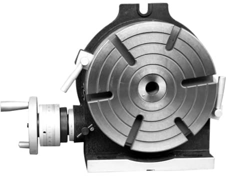 AMEHRU Fraiseuse HV-8 Fraiseuse à Disque d'indexation à Double Usage Verticale et Horizontale Diviseur de Table rotative Tête d'indexation(5 inch 125mm)