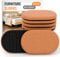 Furniture Sliders for Hardwood Floors Felt Large 4 PCS 24cm x 14.5cm Oval Reusable Furniture Slider with Extra Thick Design - Heavy-Duty Furniture Movers - Felt Sliders Effortless Moving