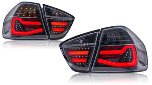 JiAQen Auto Rücklicht Für BMW 3 Series E90 2005 2006 2007 2008,hintere Bremslicht Bremsleuchte Rücklicht Rücklicht Rück leuchte Autozubehör