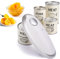 CIRCLE JOY Electric Can Opener for Seniors with Smooth Edge, Food-Safe Can Opener Electric Portable Battery Operated Automatic Can Openers for Almost Any Can Sizes, Silver