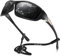 konqkin Polarisiert Sportbrille Herren-Fahrradbrille Damen-Sonnenbrille Herren-Sunglasses Men-Schnelle Brille-Rennrad Brille-For Outdoor Cycling,a-Schwarze-Esche