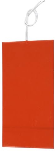 Pqahffowr 12V Silicone Heating Pad Rubber Heat Mat Heated Bed Plate Flexible Waterproof Heating Piece for Battery