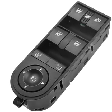 Interruptor de elevalunas eléctrico Universal para Coche, para Vauxhall, Opel, Astra H, Zafira, botón de Control Maestro.