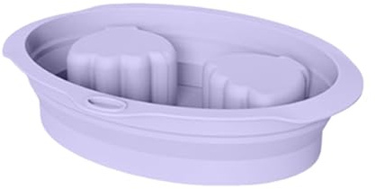 Zuasdvnk Soak-Off-Schüssel – Dip-Pulverentferner-Werkzeug, professioneller Soaker-Behälter, Handbad-Tablett, Reinigungswerkzeug für Zuhause, Salon, Reisepflege