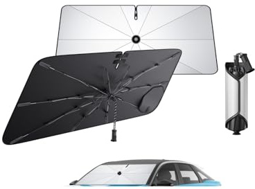 ECOZEN Parasol para Parabrisas Delantero de Coche Peugeot 3008 E3008 2024-2026, Parasol Autoadhesivo Coche Delantero Plegable Protección UV y Solar Parasol de Verano Accesorios Peugeot 3008
