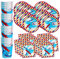 Airplane Birthday Party Supplies Set Plates Napkins Cups Tableware Kit for 16