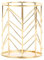 Ruiting Aushöhlen Stifthalter Goldzylinder Bleistift Pot Home Office Tisch Make-up Organizer Eisen Bleistifthalter