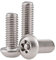 BOZONLI Viti a Macchina Torx Bulloni a Testa Tonda Viti Bulloni Inox, Vite antifurto, M4×10mm,20 pcs