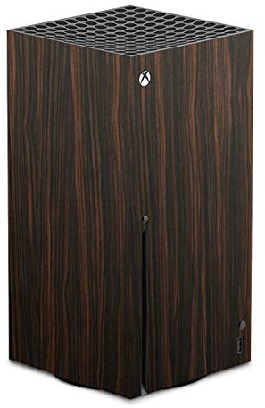 DeinDesign Skin kompatibel mit Microsoft Xbox Series X Folie Sticker Holz Makassar Holzoptik